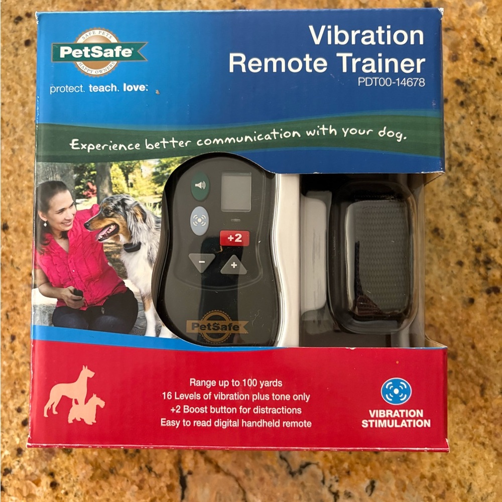 PetSafe Black and White Vibration Remote Trainer